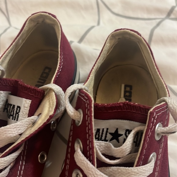 Maroon Converse All Stars - Picture 2 of 5